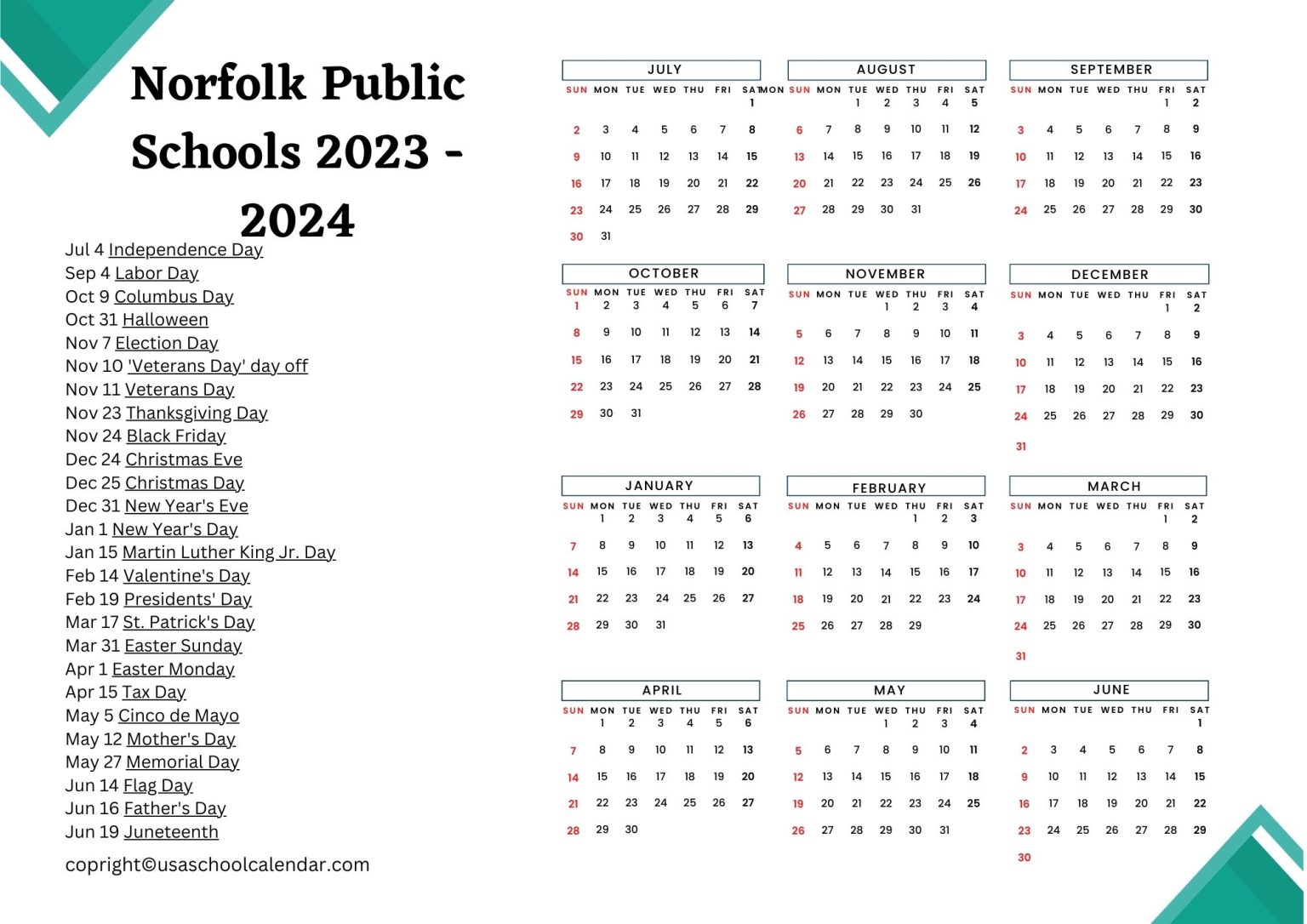 norfolk-public-schools-calendar-holidays-2023-2024